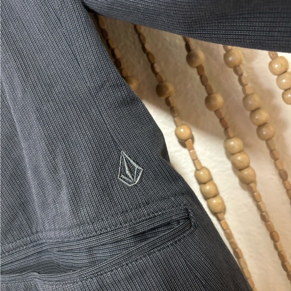 Vintage Volcom Y2K 2000s Scene Punk Pavd Rare Emo Goth Scene Gray Blazer Jacket - Picture 2 of 10